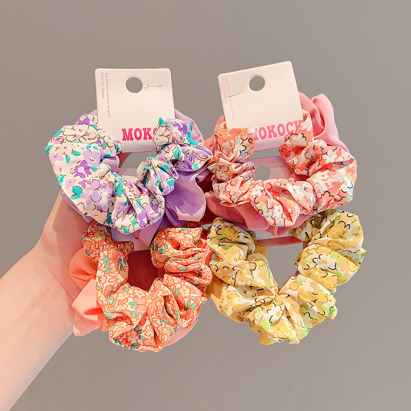 New 2PCS/Set Floral Print Hair - Baby Products Gift 评论和价格