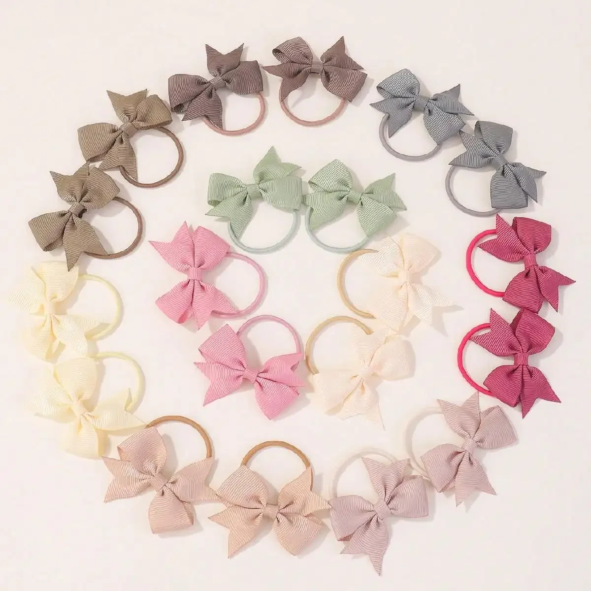 20Pcs/set 2.1inch Lovely Bowkn - Baby Products Gift 评论和价格