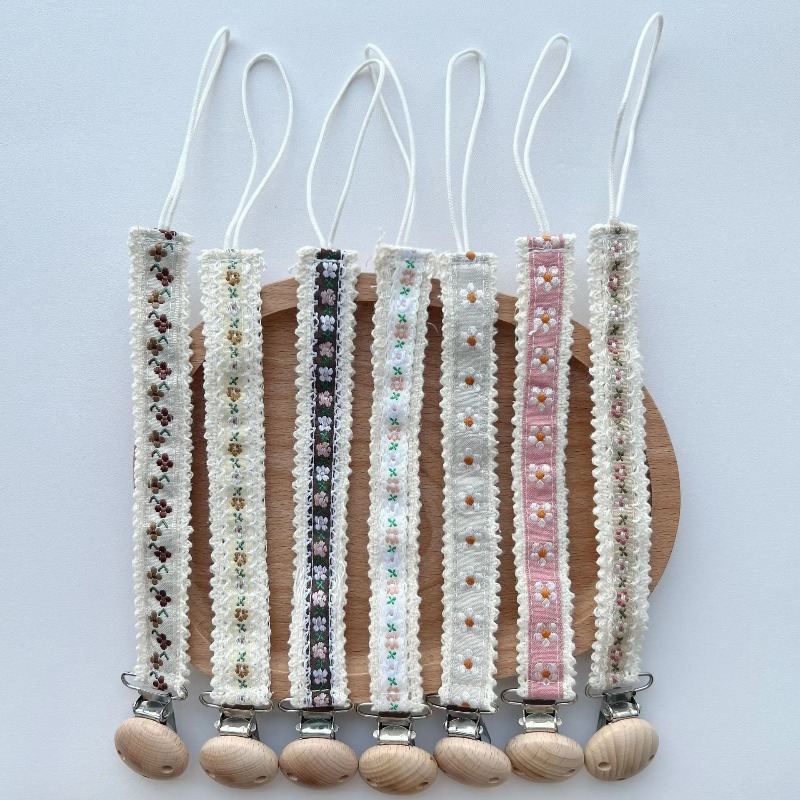 Lace Pacifier Clip Chain for N - Baby Products Gift 评论和价格